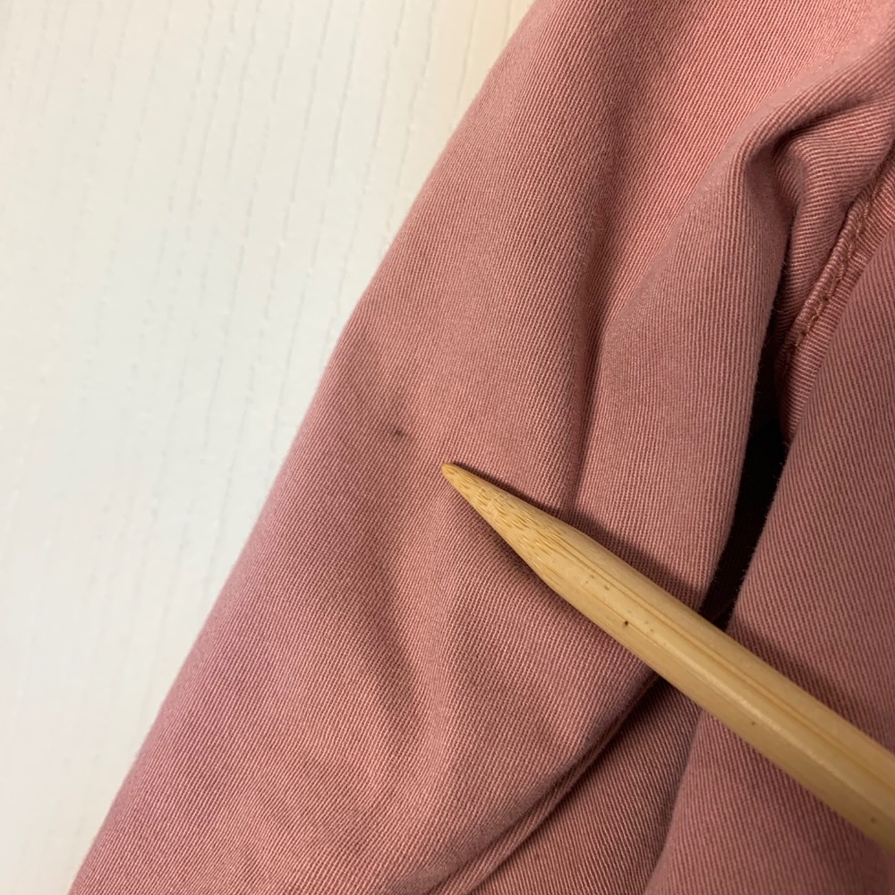 GAP Vintage Pale Pink Denim Jacket – Y2K Utility Style - Picture 5 of 16